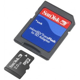 Sandisk MicroSD 2GB Secure Dijital Kart